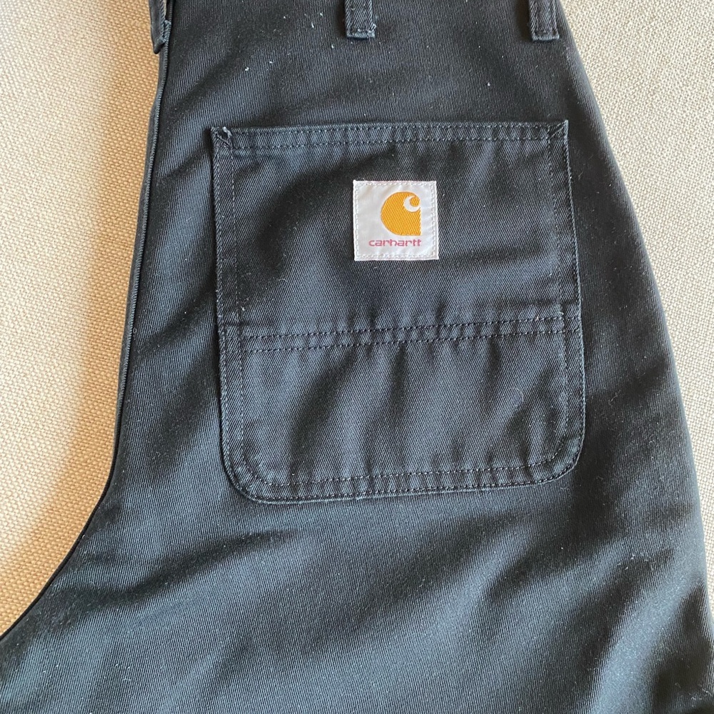 Carhartt Work In Progress Black Simple Pants - Picture 2 of 6